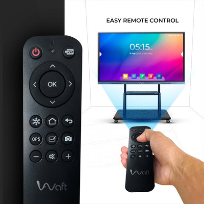 Aiwaft 65 inch Interactive Flat Panel easy remote control