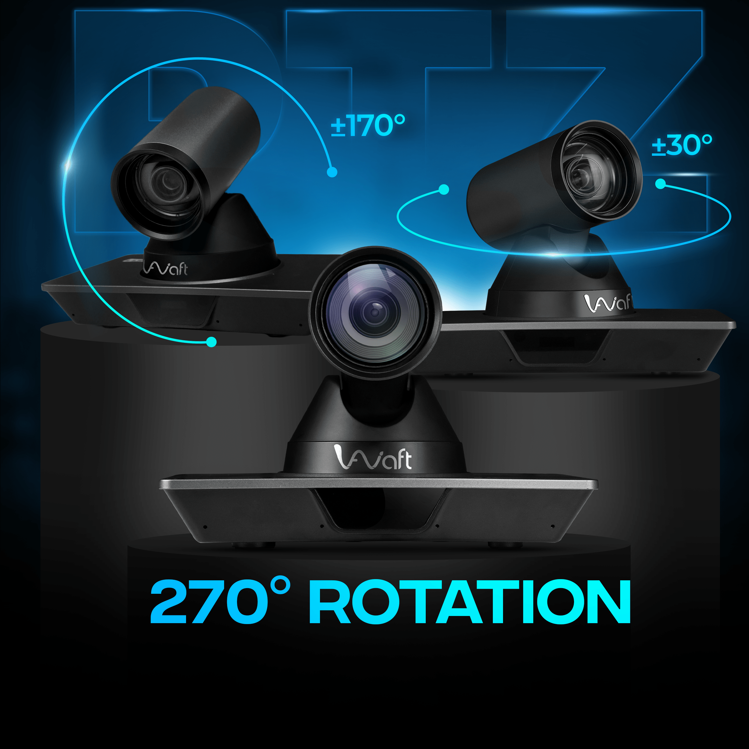 aiwaft 4k ptz camera Rotation